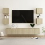Set muebles de salón TV 7 pzas madera ingeniería roble Sonoma von , TV-Möbel - Ref: Foro24-3078976, Preis: 165,96 €, Rabatt: %