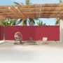 Red retractable side awning 220x1200 cm by vidaXL, Umbrellas - Ref: Foro24-318089, Price: 178,90 €, Discount: %