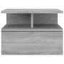 Mesita de noche flotante 2 uds madera gris Sonoma 40x31x27 cm by , Nightstands - Ref: Foro24-815315, Price: 63,10 €, Discount: %