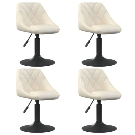 Sillas de comedor giratorias 4 unidades terciopelo color crema | Foro24.es | Tu tienda online para hogar, jardín y más Foro24.es