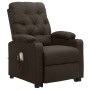 Silla de masaje elevable de tela marrón oscuro | Foro24.es | Tu tienda online para hogar, jardín y más Foro24.es
