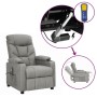 Sillón de masaje elevable tela gris claro by , Electric massage chairs - Ref: Foro24-3093467, Price: 306,55 €, Discount: %