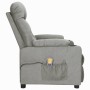Sillón de masaje elevable tela gris claro by , Electric massage chairs - Ref: Foro24-3093467, Price: 306,55 €, Discount: %