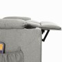 Sillón de masaje elevable tela gris claro by , Electric massage chairs - Ref: Foro24-3093467, Price: 306,55 €, Discount: %