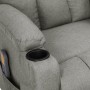 Sillón de masaje elevable tela gris claro by , Electric massage chairs - Ref: Foro24-3093467, Price: 306,55 €, Discount: %