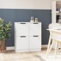 Aparadores 2 uds madera contrachapada blanco 30x30x70 cm de vidaXL, Aparadores - Ref: Foro24-811170, Precio: 66,89 €, Descuen...