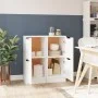 Sideboards 2 pcs white plywood 30x30x70 cm by vidaXL, Sideboards - Ref: Foro24-811170, Price: 68,89 €, Discount: %