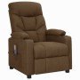 Sillón de masaje elevable de tela marrón | Foro24.es | Tu tienda online para hogar, jardín y más Foro24.es