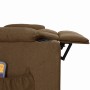 Sillón de masaje elevable de tela marrón | Foro24.es | Tu tienda online para hogar, jardín y más Foro24.es