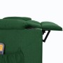 Sillón de masaje elevable tela verde oscuro | Foro24.es | Tu tienda online para hogar, jardín y más Foro24.es
