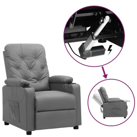 Sillón elevable cuero sintético gris von , Sessel - Ref: Foro24-3093501, Preis: 269,23 €, Rabatt: %