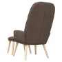 Sillón de relax con reposapiés de tela gris taupé | Foro24.es | Tu tienda online para hogar, jardín y más Foro24.es