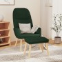 Sillón de relax con reposapiés tela verde oscuro de , Sillones - Ref: Foro24-3097347, Precio: 131,55 €, Descuento: %