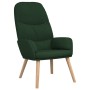 Sillón de relax con reposapiés tela verde oscuro de , Sillones - Ref: Foro24-3097347, Precio: 131,55 €, Descuento: %