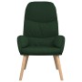 Sillón de relax con reposapiés tela verde oscuro de , Sillones - Ref: Foro24-3097347, Precio: 131,55 €, Descuento: %
