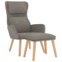 Sillón de relax con taburete de terciopelo gris claro von , Sessel - Ref: Foro24-3097820, Preis: 137,99 €, Rabatt: %