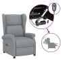 Sillón orejero reclinable eléctrico de tela gris claro de , Sillones - Ref: Foro24-3098319, Precio: 272,23 €, Descuento: %
