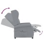 Sillón orejero reclinable eléctrico de tela gris claro de , Sillones - Ref: Foro24-3098319, Precio: 272,23 €, Descuento: %