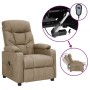 Sillón reclinable eléctrico tela gris taupé by , Armchairs - Ref: Foro24-3098823, Price: 227,09 €, Discount: %