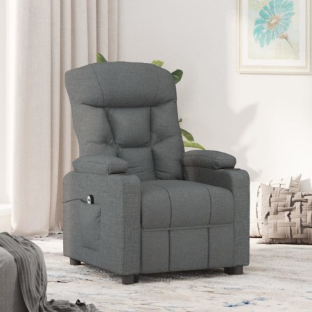 Sillón reclinable eléctrico de tela gris oscuro by , Armchairs - Ref: Foro24-3098816, Price: 253,41 €, Discount: %