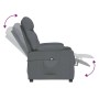 Sillón reclinable eléctrico de tela gris oscuro by , Armchairs - Ref: Foro24-3098816, Price: 253,41 €, Discount: %