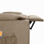 Sillón de masaje eléctrico tela gris taupé | Foro24.es | Tu tienda online para hogar, jardín y más Foro24.es