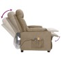 Sillón de masaje eléctrico tela gris taupé | Foro24.es | Tu tienda online para hogar, jardín y más Foro24.es