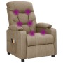 Sillón de masaje eléctrico tela gris taupé | Foro24.es | Tu tienda online para hogar, jardín y más Foro24.es