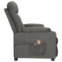 Sillón de masaje eléctrico tela gris oscuro by , Electric massage chairs - Ref: Foro24-3098828, Price: 302,66 €, Discount: %