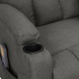 Sillón de masaje eléctrico tela gris oscuro by , Electric massage chairs - Ref: Foro24-3098828, Price: 302,66 €, Discount: %