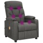 Sillón de masaje eléctrico tela gris oscuro by , Electric massage chairs - Ref: Foro24-3098828, Price: 302,66 €, Discount: %