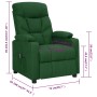 Sillón reclinable eléctrico tela verde oscuro by , Armchairs - Ref: Foro24-3098821, Price: 218,76 €, Discount: %