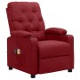 Sillón de masaje eléctrico tela rojo tinto by , Electric massage chairs - Ref: Foro24-3098854, Price: 243,09 €, Discount: %