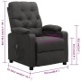 Sillón reclinable eléctrico de tela gris oscuro by , Armchairs - Ref: Foro24-3098840, Price: 225,39 €, Discount: %