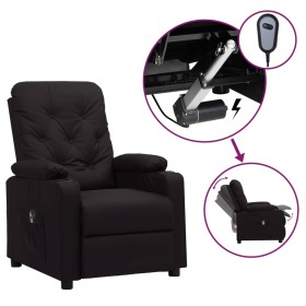 Sillón reclinable eléctrico de cuero sintético negro de , Sillones - Ref: Foro24-3098863, Precio: 253,81 €