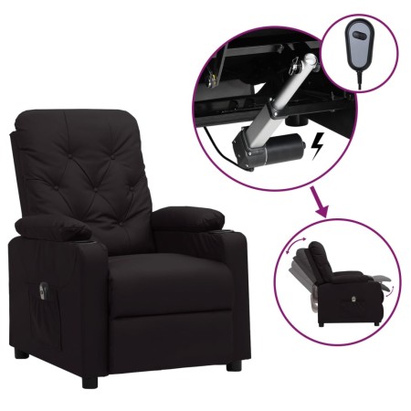 Sillón reclinable eléctrico de cuero sintético negro von , Sessel - Ref: Foro24-3098863, Preis: 253,81 €, Rabatt: %
