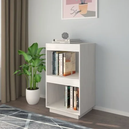 Regal aus massivem weißem Kiefernholz, 40 x 35 x 71 cm von vidaXL, Bücherregale und Regale - Ref: Foro24-810840, Preis: 35,89...