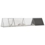 Jaula de conejos acero galvanizado antracita 403,5x80,5x71 cm by , Cages and habitats for small animals - Ref: Foro24-3106447...