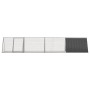 Jaula de conejos acero galvanizado antracita 403,5x80,5x71 cm by , Cages and habitats for small animals - Ref: Foro24-3106447...