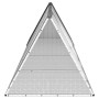 Jaula de conejos acero galvanizado antracita 403,5x80,5x71 cm by , Cages and habitats for small animals - Ref: Foro24-3106447...