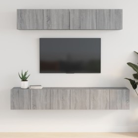 Set de muebles para TV 5 pzas madera