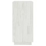 Estantería madera maciza de pino blanca 40x35x71 cm
