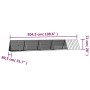 Jaula para conejos acero galvanizado gris 504,5x80,5x71 cm by , Cages and habitats for small animals - Ref: Foro24-3106451, P...
