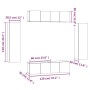 Set de muebles para TV 6 pzas madera contrachapada gris Sonoma de , Muebles TV - Ref: Foro24-3120246, Precio: 217,78 €, Descu...