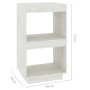 Estantería madera maciza de pino blanca 40x35x71 cm