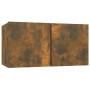 Muebles de TV 8 piezas madera color roble ahumado 60x30x30 cm | Foro24.es | Tu tienda online para hogar, jardín y más Foro24.es