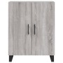 Aparador alto madera contrachapada gris sonoma 69,5x34x180 cm by , Sideboards - Ref: Foro24-3198239, Price: 139,85 €, Discoun...