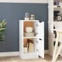 Aparador de madera contrachapada blanco brillante 30x30x70 cm de vidaXL, Aparadores - Ref: Foro24-811181, Precio: 50,31 €, De...