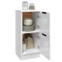 Hochglanzweißes Sperrholz-Sideboard 30x30x70 cm von vidaXL, Sideboards - Ref: Foro24-811181, Preis: 52,99 €, Rabatt: %