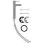 Lavabo de baño grifo y desagüe de empuje vidrio templado negro by , Sinks - Ref: Foro24-3098449, Price: 103,36 €, Discount: %